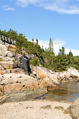 Image showing Saint Lawrence River near Tadoussac in Canada