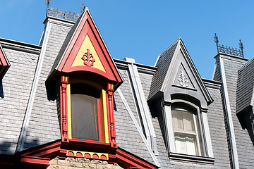 Image showing Victorian houses in Montreal, Canada