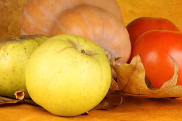 Image showing Autumn fruits