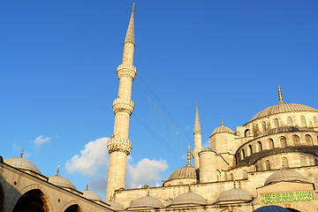 Image showing Blue Mosque in the Sunset light Istanbul, Turkey