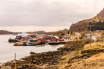 Image showing coastal village