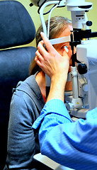 Image showing Eyes examination.