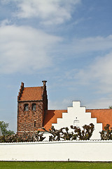 Image showing Sollerod church in spring