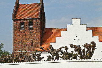 Image showing Sollerod church in spring