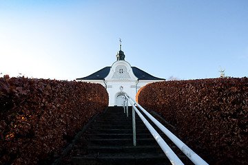 Image showing Hellebæk church in 2015