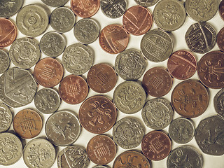 Image showing Vintage British Pound
