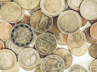 Image showing Vintage Euro coin