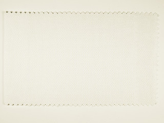 Image showing Vintage looking White fabric sample