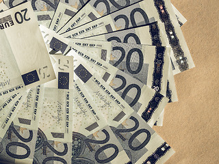 Image showing Vintage Twenty Euro notes