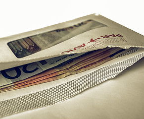 Image showing Vintage Money in envelope