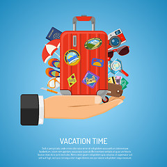 Image showing Vacation and Tourism Concept