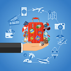 Image showing Vacation and Tourism Concept