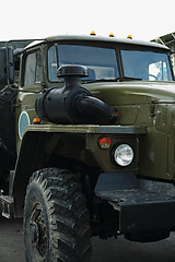 Image showing Modern military truck