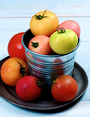 Image showing Colorful Fresh Tomatoes