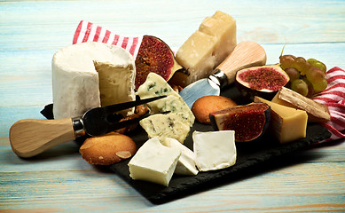 Image showing Gourmet Cheese Plate