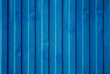 Image showing Blue cargo ship container texture.