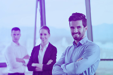 Image showing business people in a meeting at office