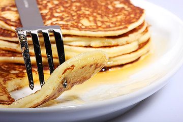 Image showing american breakfast