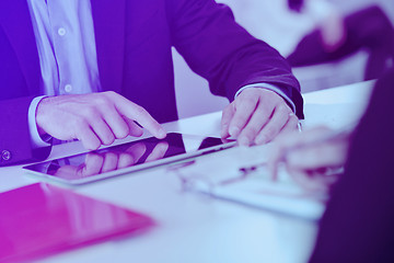 Image showing business people group in a meeting at office