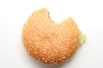 Image showing Hamburger isolated