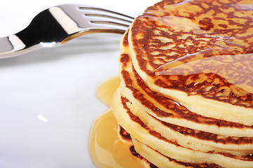 Image showing american pancakes