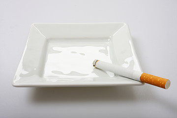 Image showing burning cigarette