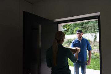 Image showing Pizza Delivery Man