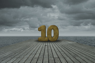 Image showing number ten