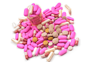 Image showing Pink pills