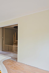 Image showing Living room interior renovation