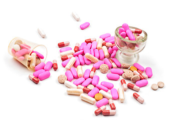 Image showing Pink pills