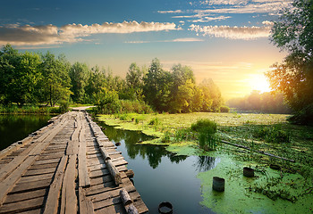 Image showing Bridge over river