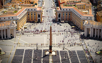 Image showing Courtyard of Vatican