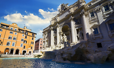 Image showing Fountain Trevi Italy