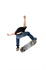 Image showing Skateboard trick