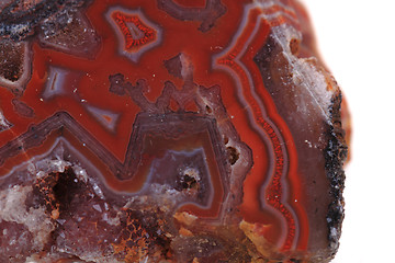 Image showing brown agate texture 