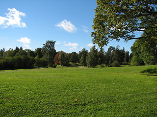 Image showing A park in Helsinki