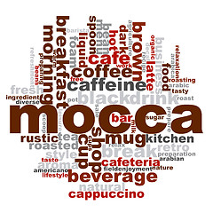 Image showing Mocca word cloud.