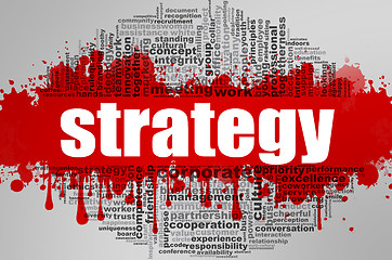 Image showing Strategy word cloud