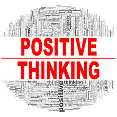 Image showing Positive Thinking word cloud