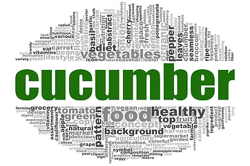 Image showing Cucumber word cloud