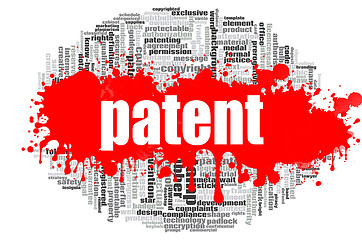 Image showing Patent word cloud