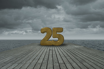 Image showing number twenty five
