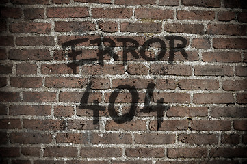 Image showing error 404