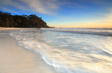 Image showing Lovely beach in early morning light