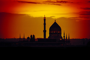 Image showing city of Dresden Germany at sunset