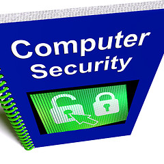 Image showing Computer Security Book Shows Internet Safety 