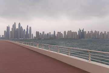 Image showing Panorama Dubai city UAE