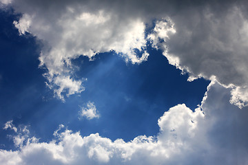 Image showing cloudscape in heaven