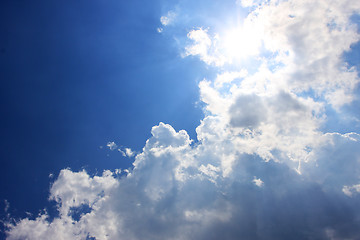 Image showing blue cloudscape